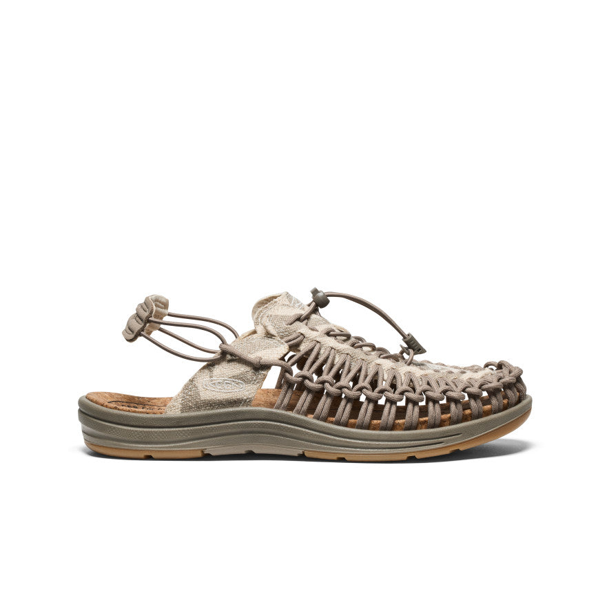 Keen All Gender UNEEK II Convertible Canvas Sneaker Brindle/Natural