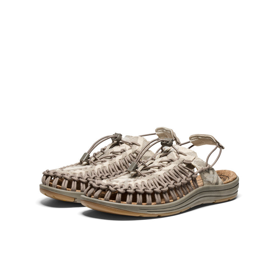 Keen All Gender UNEEK II Convertible Canvas Sneaker Brindle/Natural