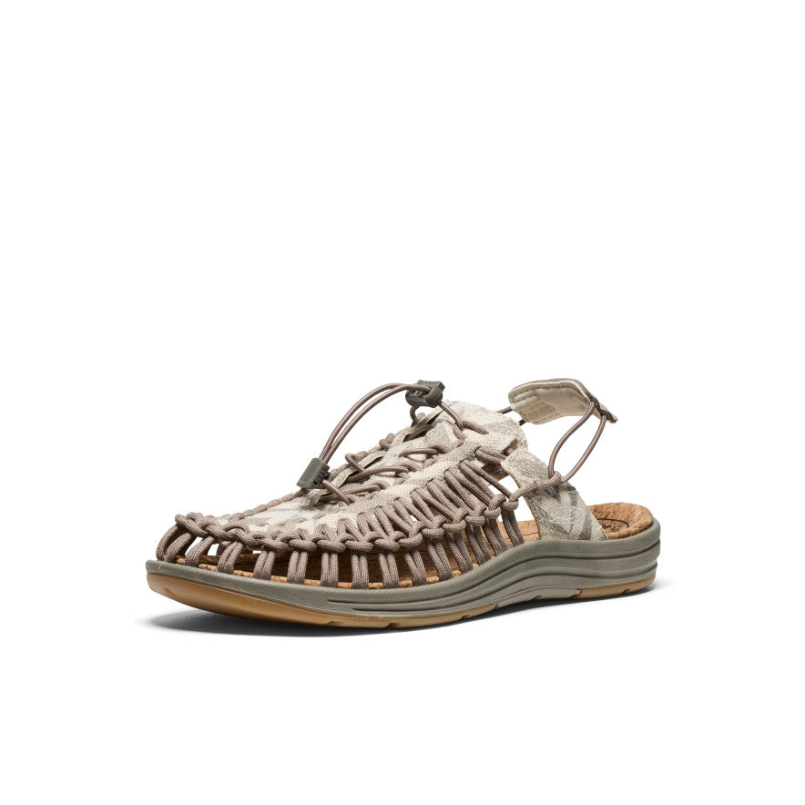 Keen All Gender UNEEK II Convertible Canvas Sneaker Brindle/Natural