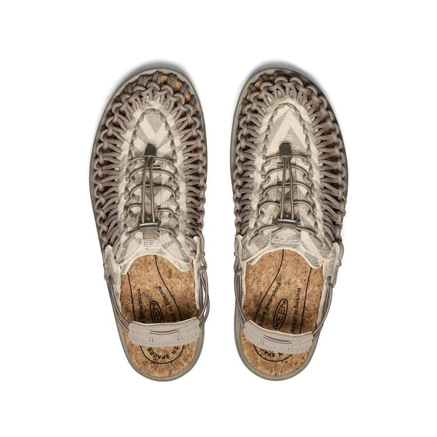 Keen All Gender UNEEK II Convertible Canvas Sneaker Brindle/Natural