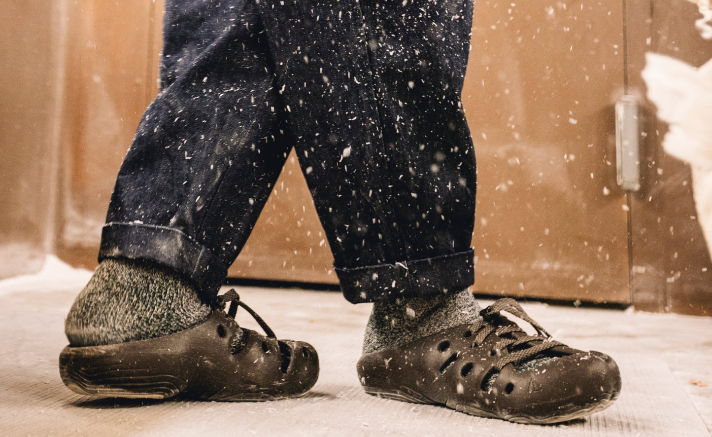 Keen All Gender Yogeez Clog x Pilgrim Surf + Supply Chocolate Brown/Whisper White