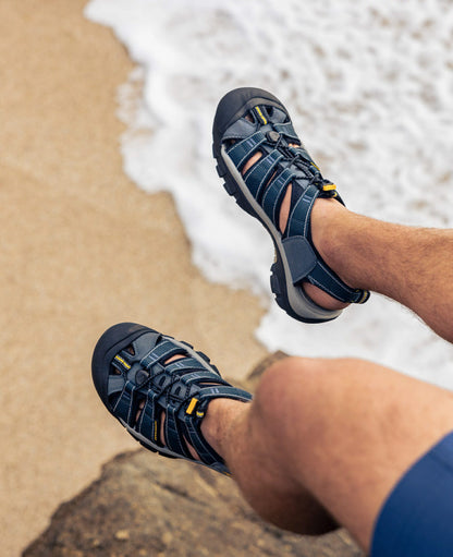 Keen Men's Newport H2 Sandal Alloy/Cream Gold