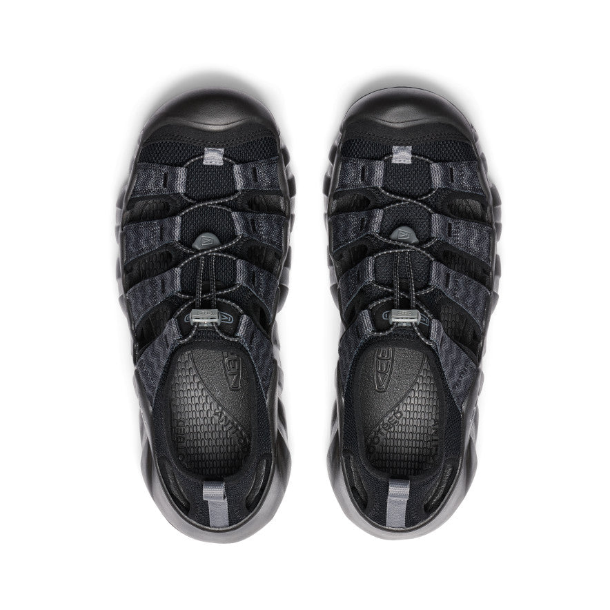 Keen Men's Hyperport H2 Sandal Black/Steel Grey