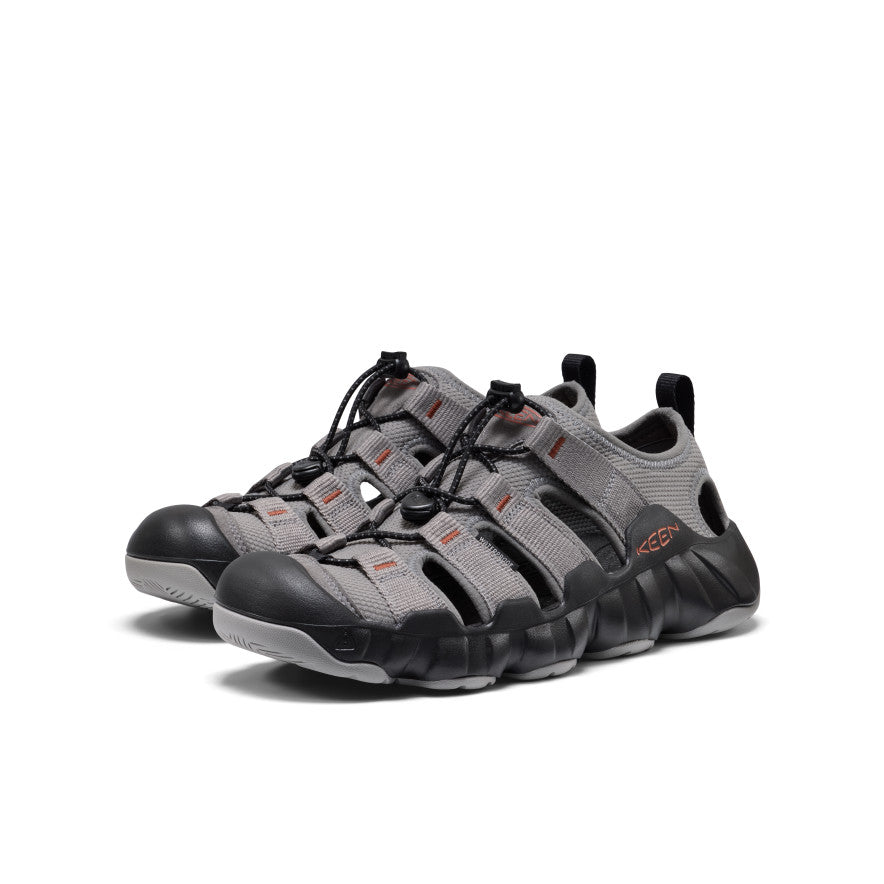 Keen Men's Hyperport H2 Sandal Steel Grey/Burnt Brick