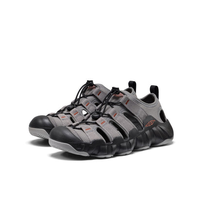 Keen Men's Hyperport H2 Sandal Steel Grey/Burnt Brick
