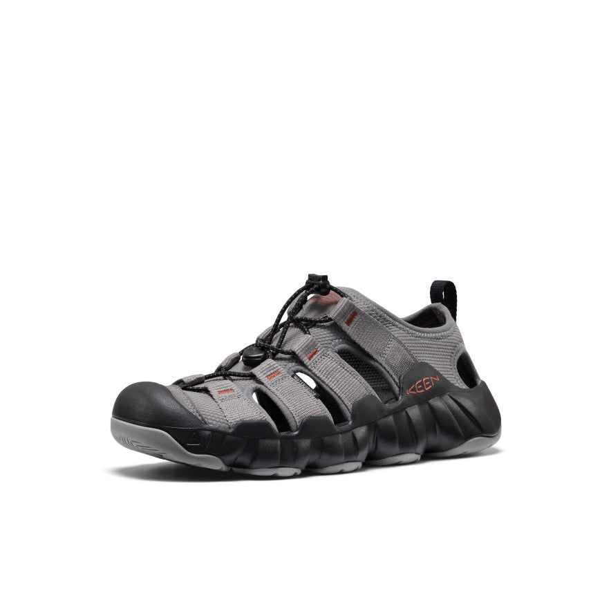 Keen Men's Hyperport H2 Sandal Steel Grey/Burnt Brick