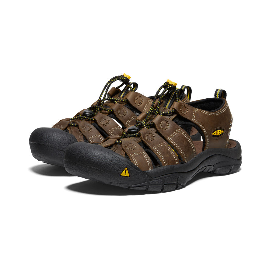 Keen Men's Newport Leather Sandal Bison