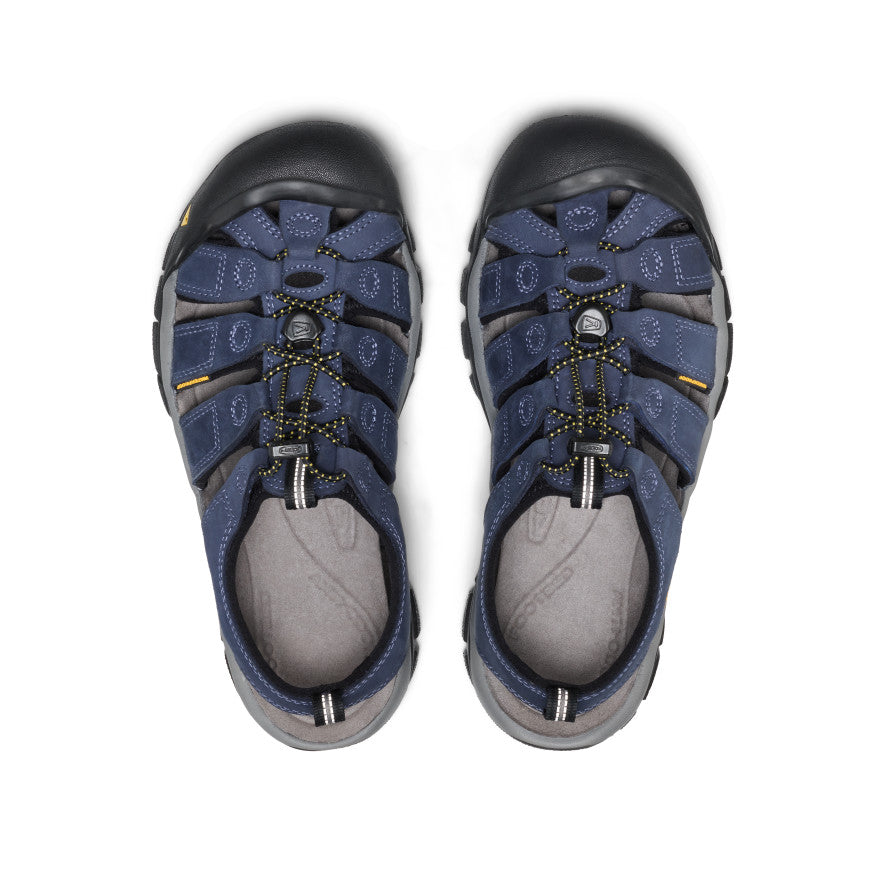Keen Men's Newport Leather Sandal Naval Academy