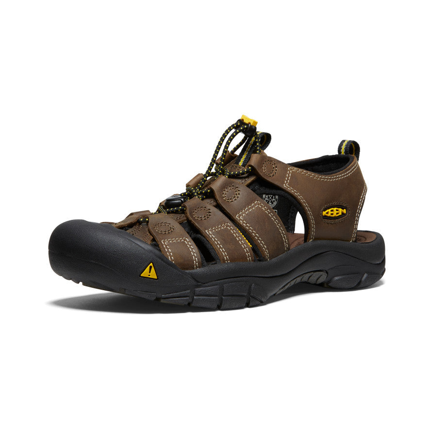 Keen Men's Newport Leather Sandal Wide Bison
