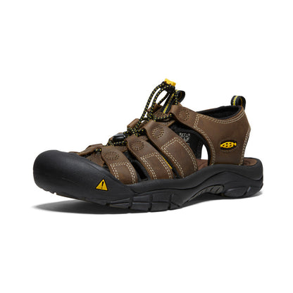 Keen Men's Newport Leather Sandal Wide Bison