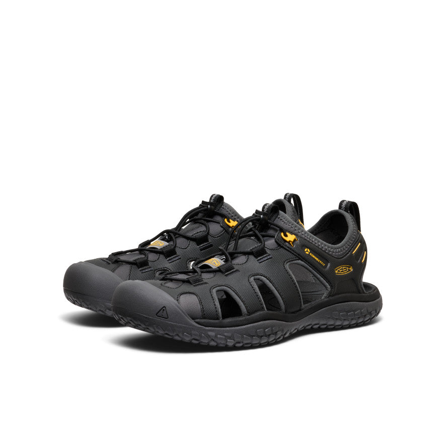 Keen Men's SOLR Sandal Black/Gold
