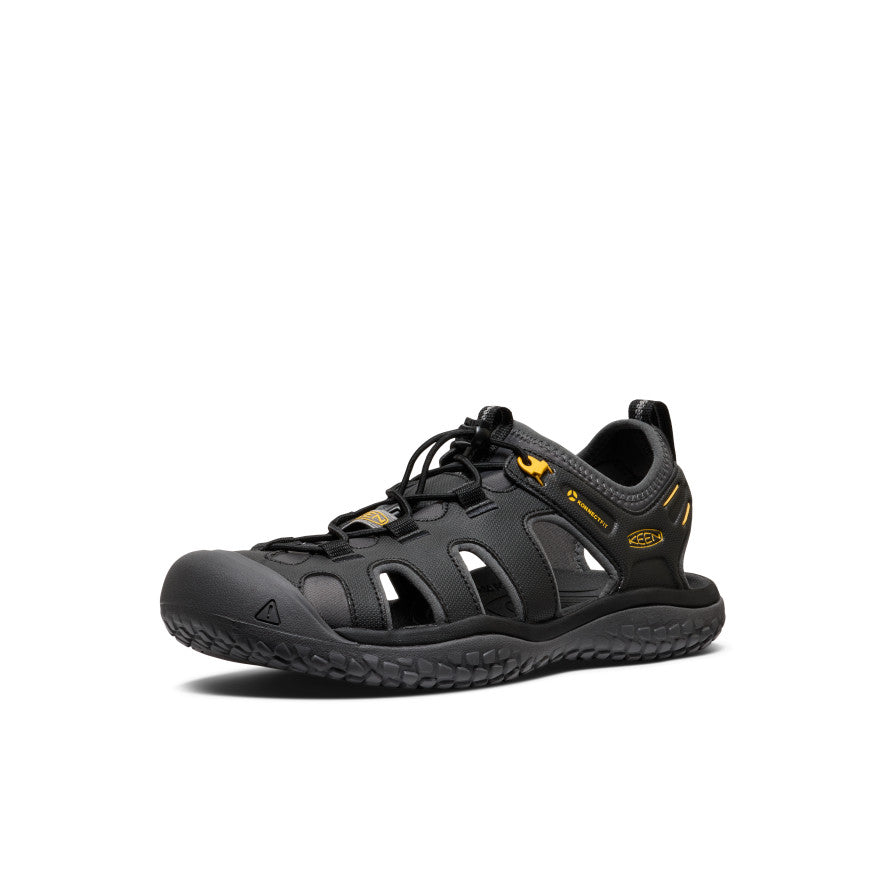Keen Men's SOLR Sandal Black/Gold