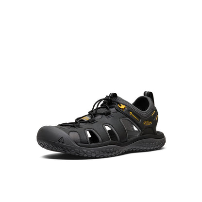 Keen Men's SOLR Sandal Black/Gold