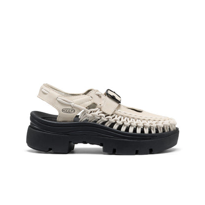 Keen All Gender UNEEK PLT Mary Jane Sneaker Birch Smooth Lea