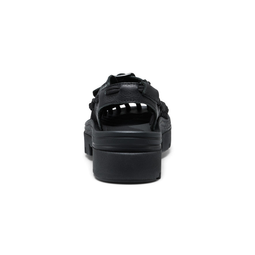 Keen All Gender UNEEK PLT Mary Jane Sneaker Black Smooth Lea