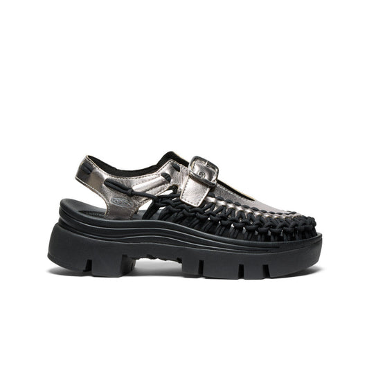 Keen All Gender UNEEK PLT Mary Jane Sneaker Silver/Black