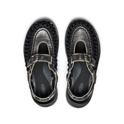 Keen All Gender UNEEK PLT Mary Jane Sneaker Silver/Black
