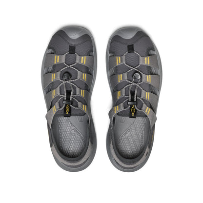Keen Men's Seanik H2 Sandal Steel Grey/Cream Gold