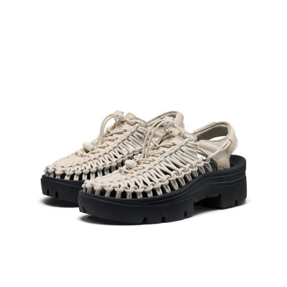 Keen All Gender UNEEK PLT Sneaker Birch Smooth Lea