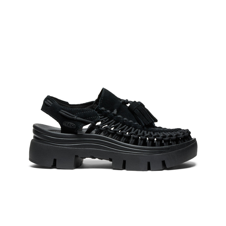 Keen All Gender UNEEK PLT Tassel Sneaker Black/Black