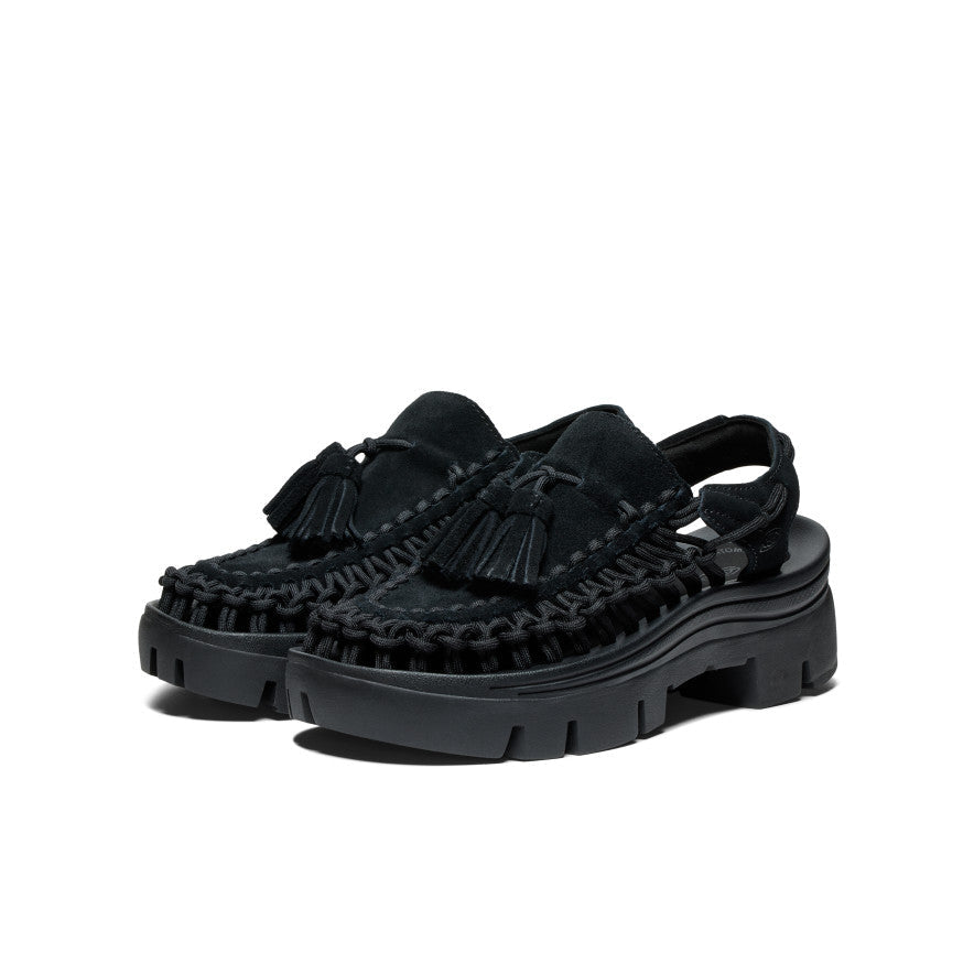 Keen All Gender UNEEK PLT Tassel Sneaker Black/Black