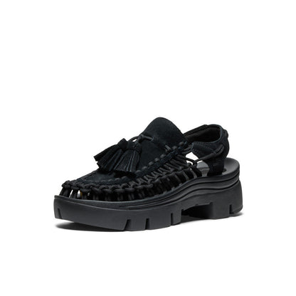 Keen All Gender UNEEK PLT Tassel Sneaker Black/Black