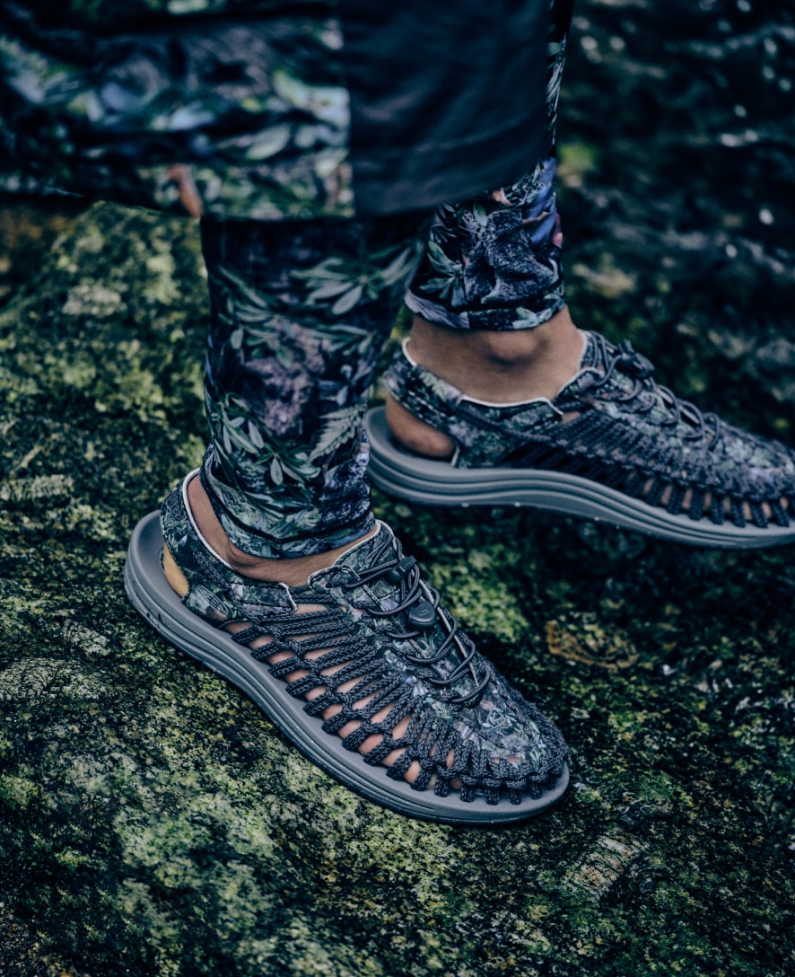 Keen Men's UNEEK Sneaker x ELNEST Yakushima Forestra Camo