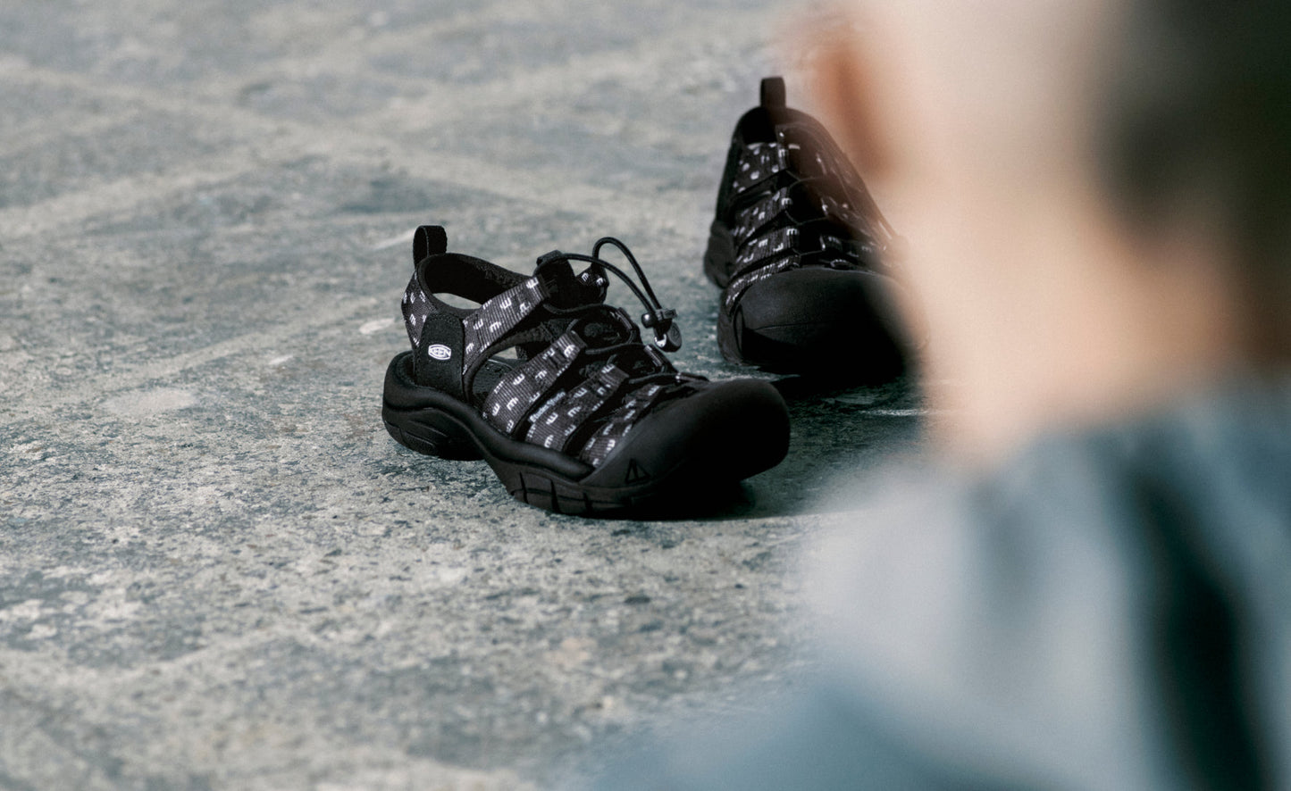 Keen Men's Newport Retro Sandal x Études Studio Etudes Black