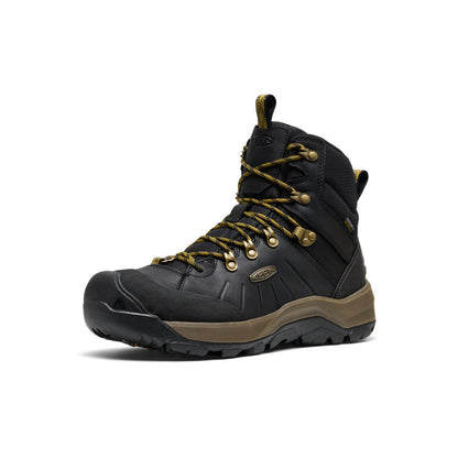 Keen Men's Revel IV Polar Waterproof Boot Black/Lemon Curry