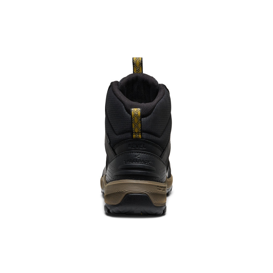 Keen Men's Revel IV Polar Waterproof Boot Black/Lemon Curry