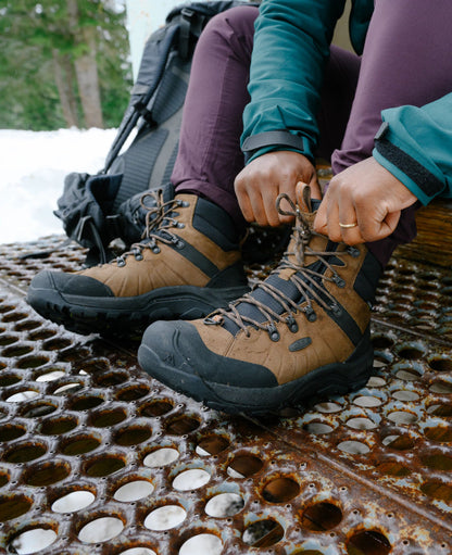 Keen Men's Revel IV Polar Waterproof Boot Black/Lemon Curry