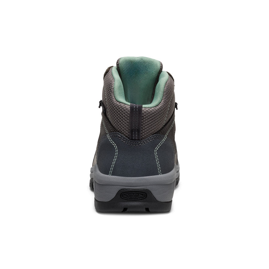 Keen Women's Skokie Waterproof Work Boot (Carbon Toe) Magnet/Black