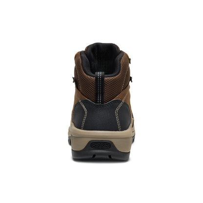 Keen Women's Skokie Waterproof Work Boot (Soft Toe) Bison/Black