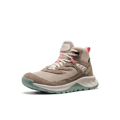 Keen Women's Hightrail Waterproof Hiking Boot Brindle/Pink Lemonade