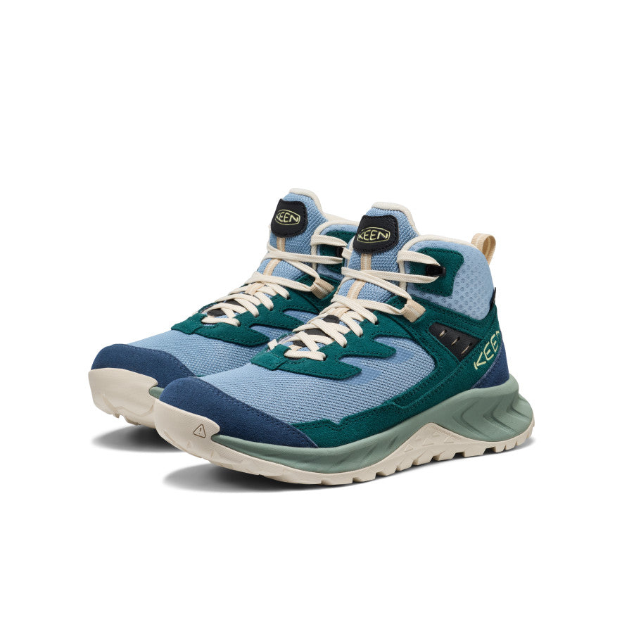 Keen Women's Hightrail Waterproof Hiking Boot Mediterranea/Birch