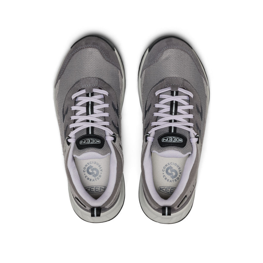 Keen Women's Hightrail Waterproof Hiking Shoe Steel Grey/Thistle