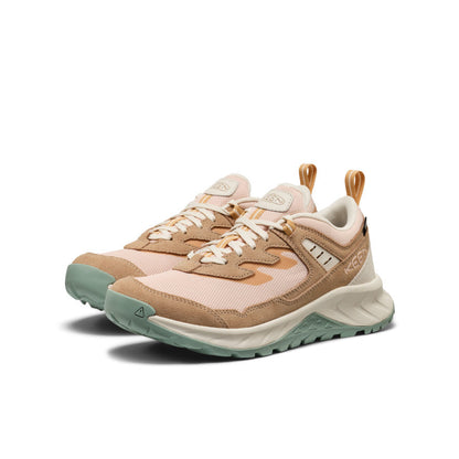 Keen Women's Hightrail Waterproof Hiking Shoe Cameo Rose/Oak Buff