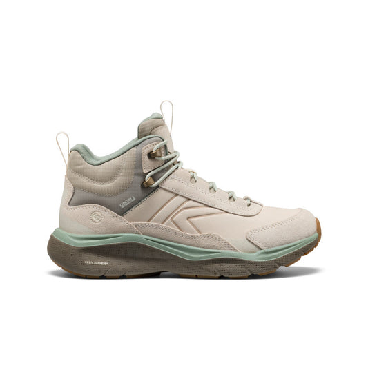 Keen Women's Leiki Waterproof Leather Hiking Boot Birch/Lily Pad