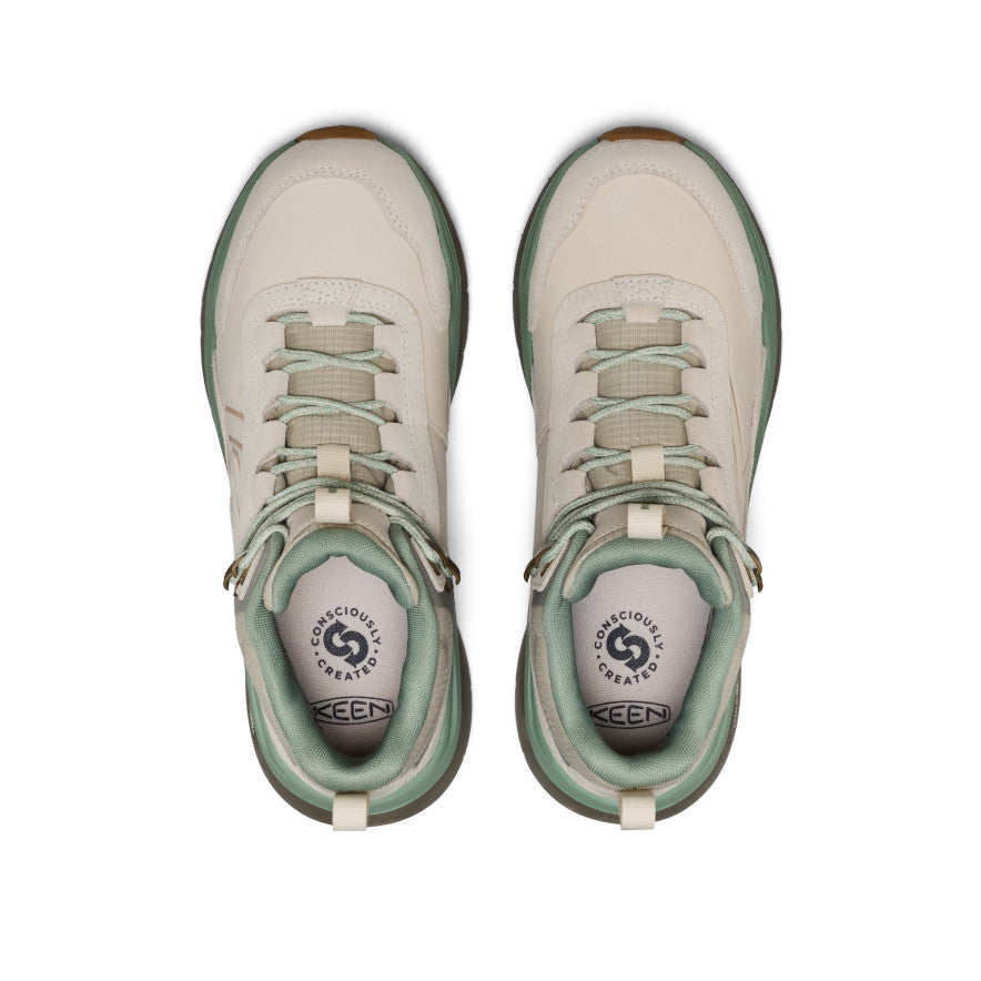Keen Women's Leiki Waterproof Leather Hiking Boot Birch/Lily Pad