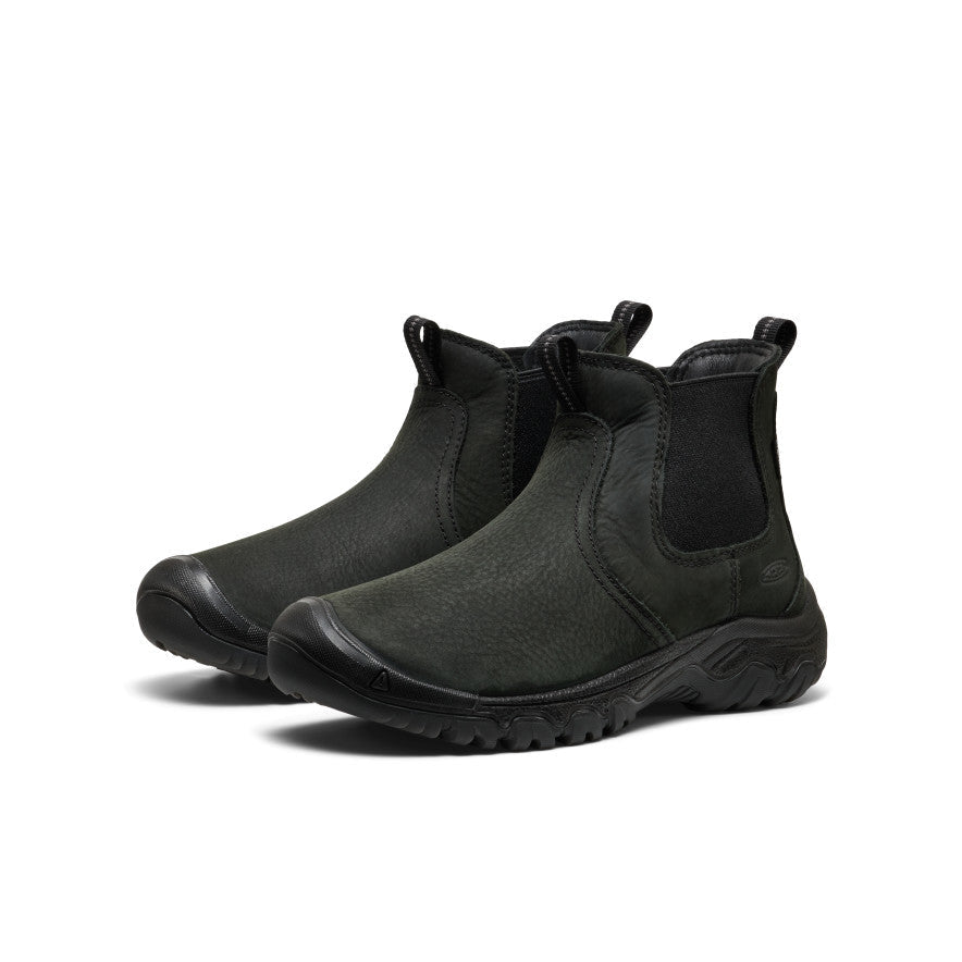 Keen Women's Greta II Waterproof Chelsea Black/Black