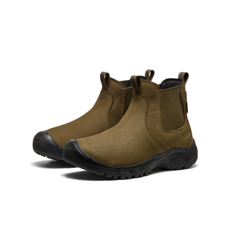 Keen Women's Greta II Waterproof Chelsea Dark Olive/Black