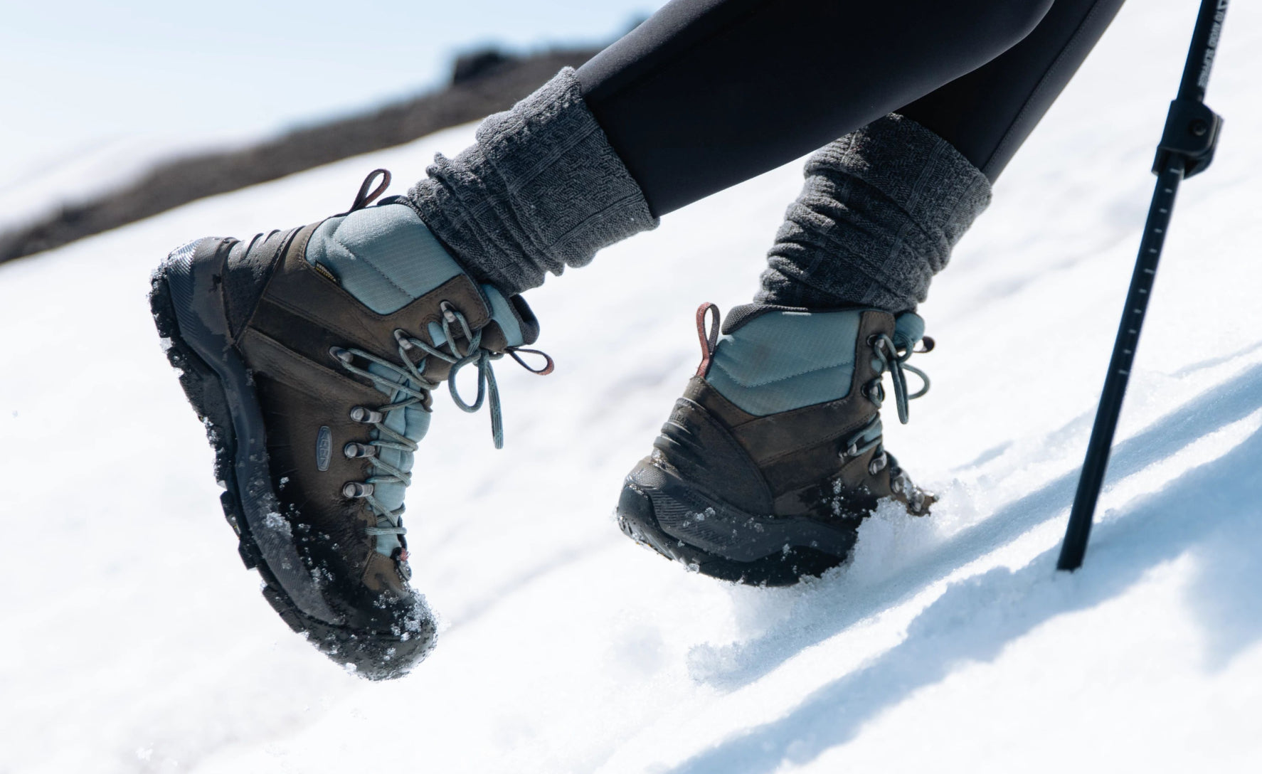 Keen Women's Revel IV Polar Waterproof Boot Black/Harbor Gray