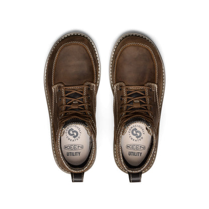 Keen Women's San Jose 6" Waterproof Boot (Aluminum Toe) Cascade Brown/Gum