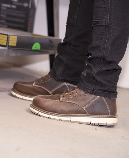 Keen Women's San Jose 6" Waterproof Boot (Aluminum Toe) Cascade Brown/Gum