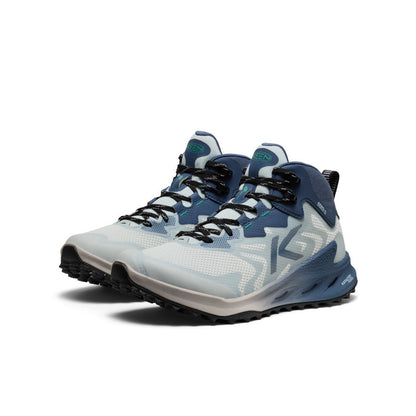 Keen Women's Zionic NXT Waterproof Hiking Boot Ballad Blue/Winter Green