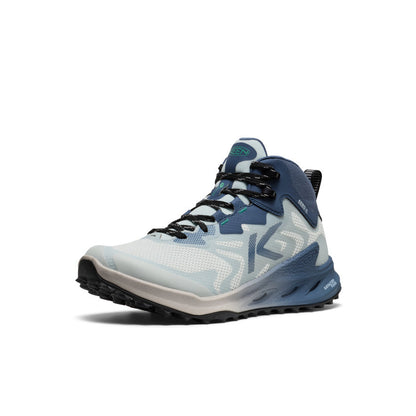 Keen Women's Zionic NXT Waterproof Hiking Boot Ballad Blue/Winter Green