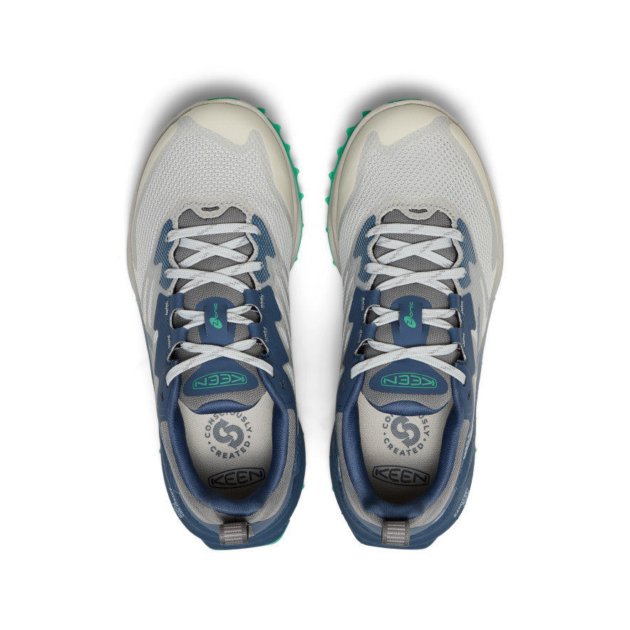Keen Women's Zionic NXT Waterproof Hiking Shoe Vapor/Ballad Blue