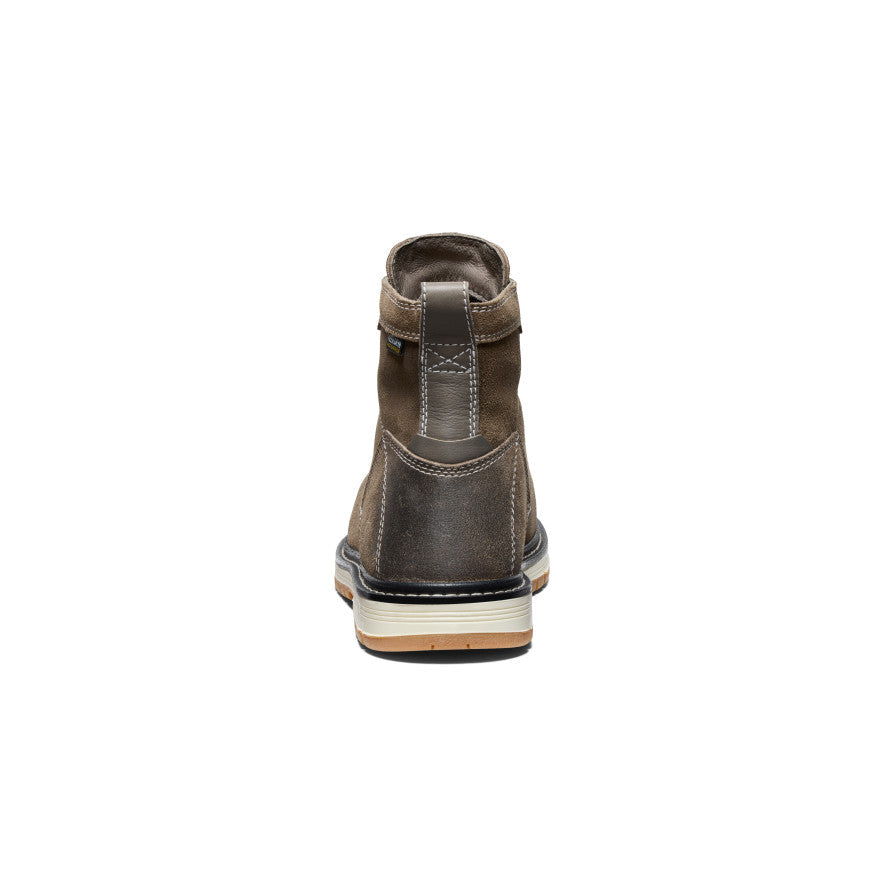 Keen Women's San Jose 6" Waterproof 90° Heel Boot (Aluminum Toe) Steel Grey/Gum