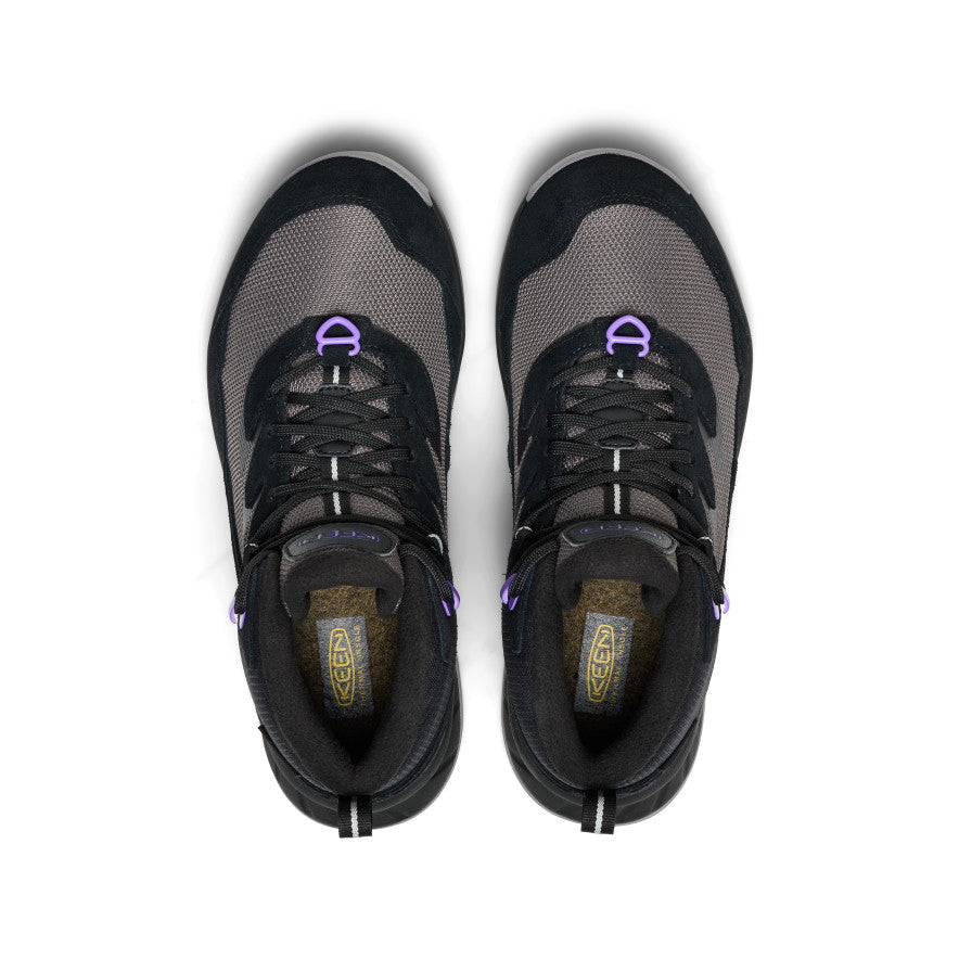 Keen Women's Hightrail Polar Waterproof Hiking Boot Black/Aster Purple