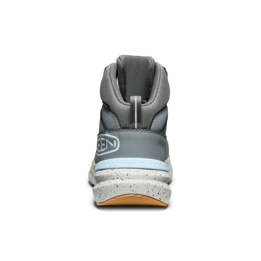 Keen Women's Synchro Waterproof Work Boot (Carbon Toe) Steel Grey/Gum